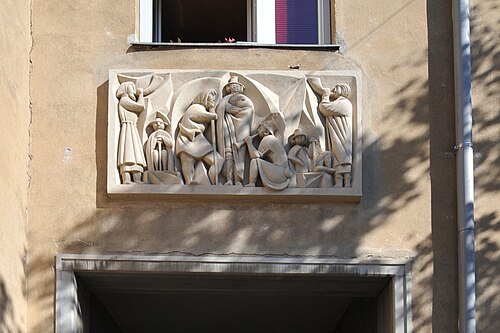 Relief Sieben Hirten by Wander Bertoni