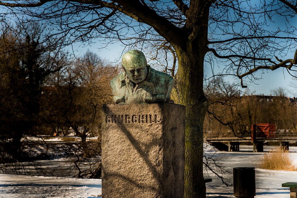 A photograph of Churchillparken