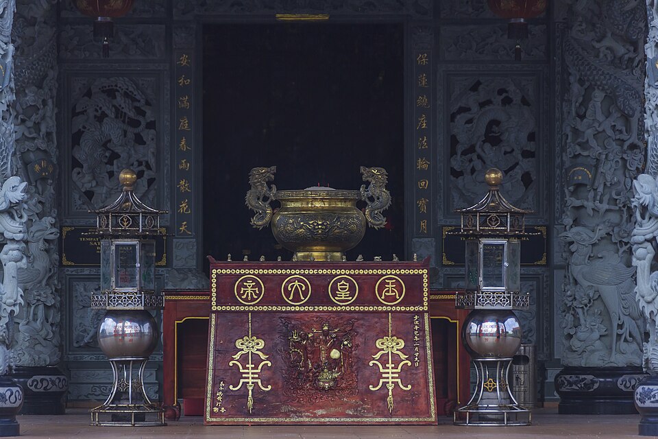 A photograph of Satya Dharma Temple