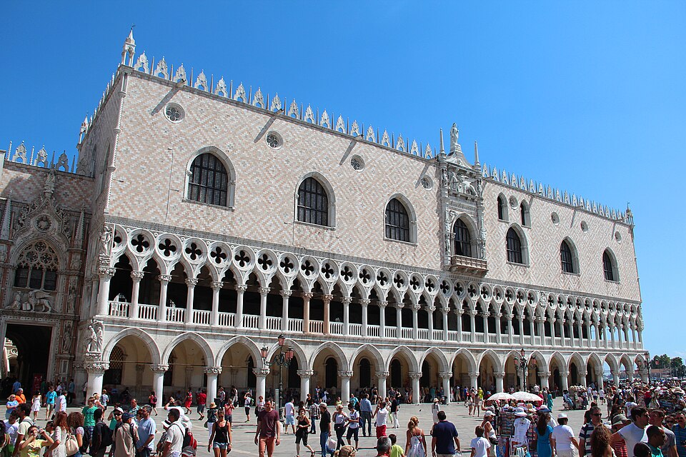 A photograph of Doge's Palace