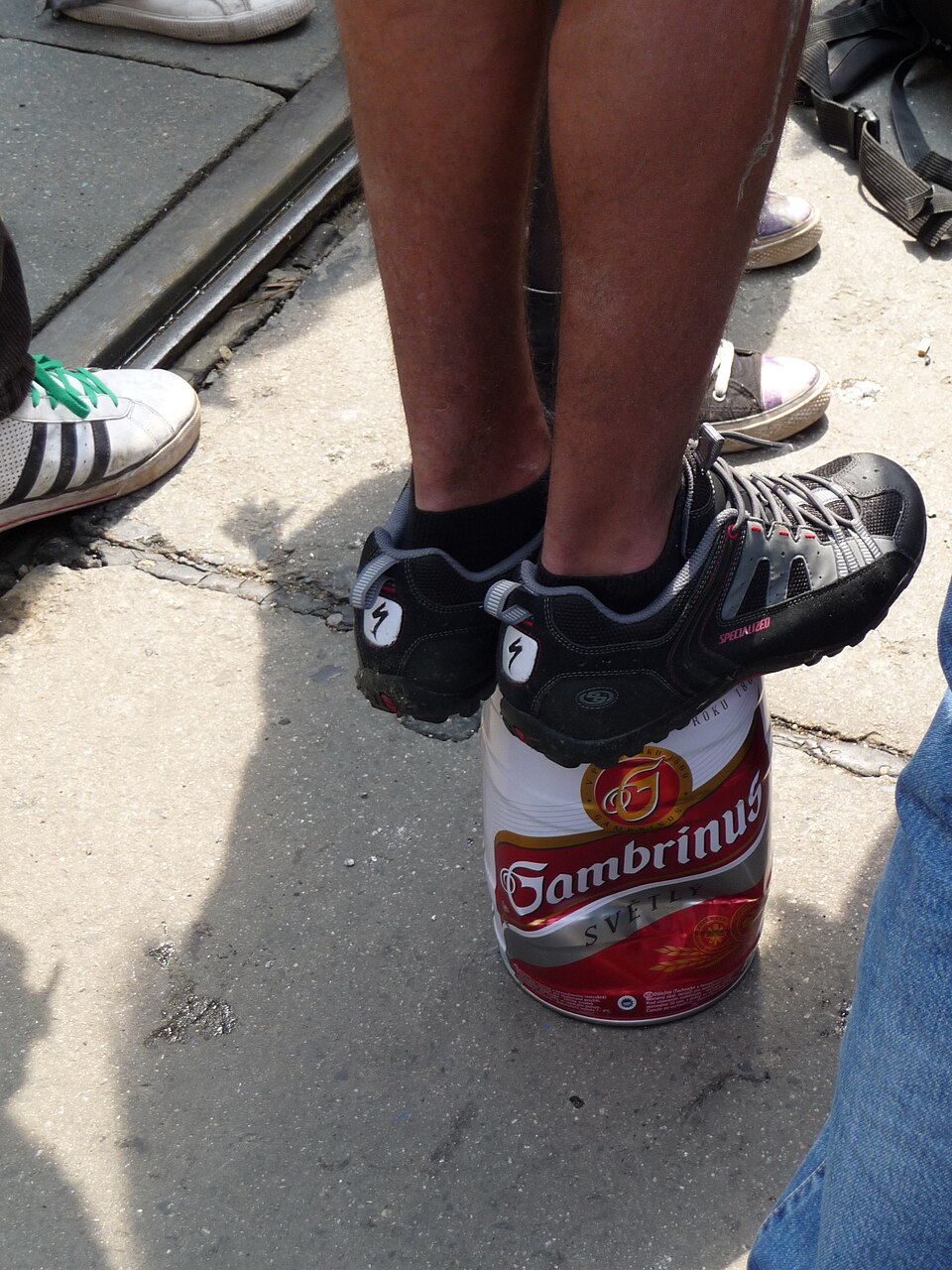 A photograph of Gambrinus