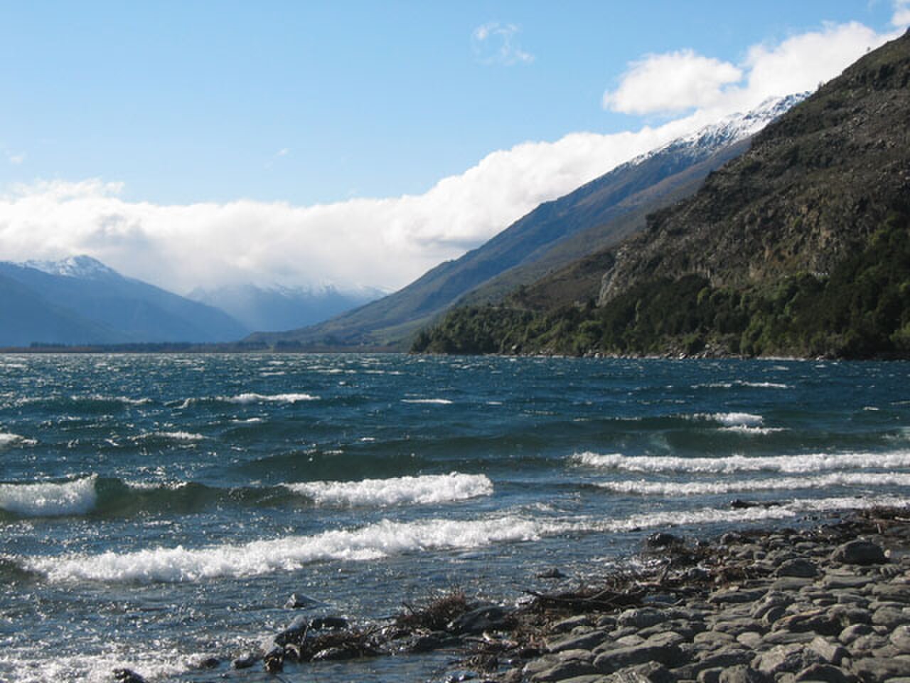 Una fotografia di Lake Wānaka