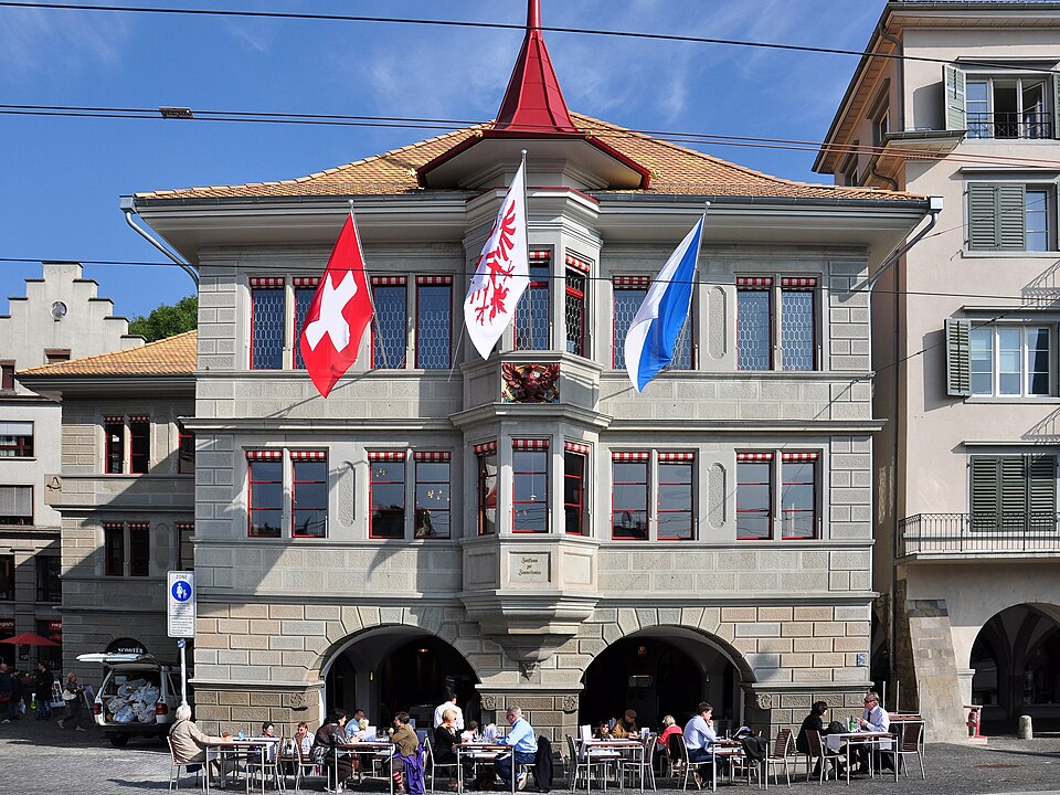 A photograph of Zunfthaus zur Zimmerleuten