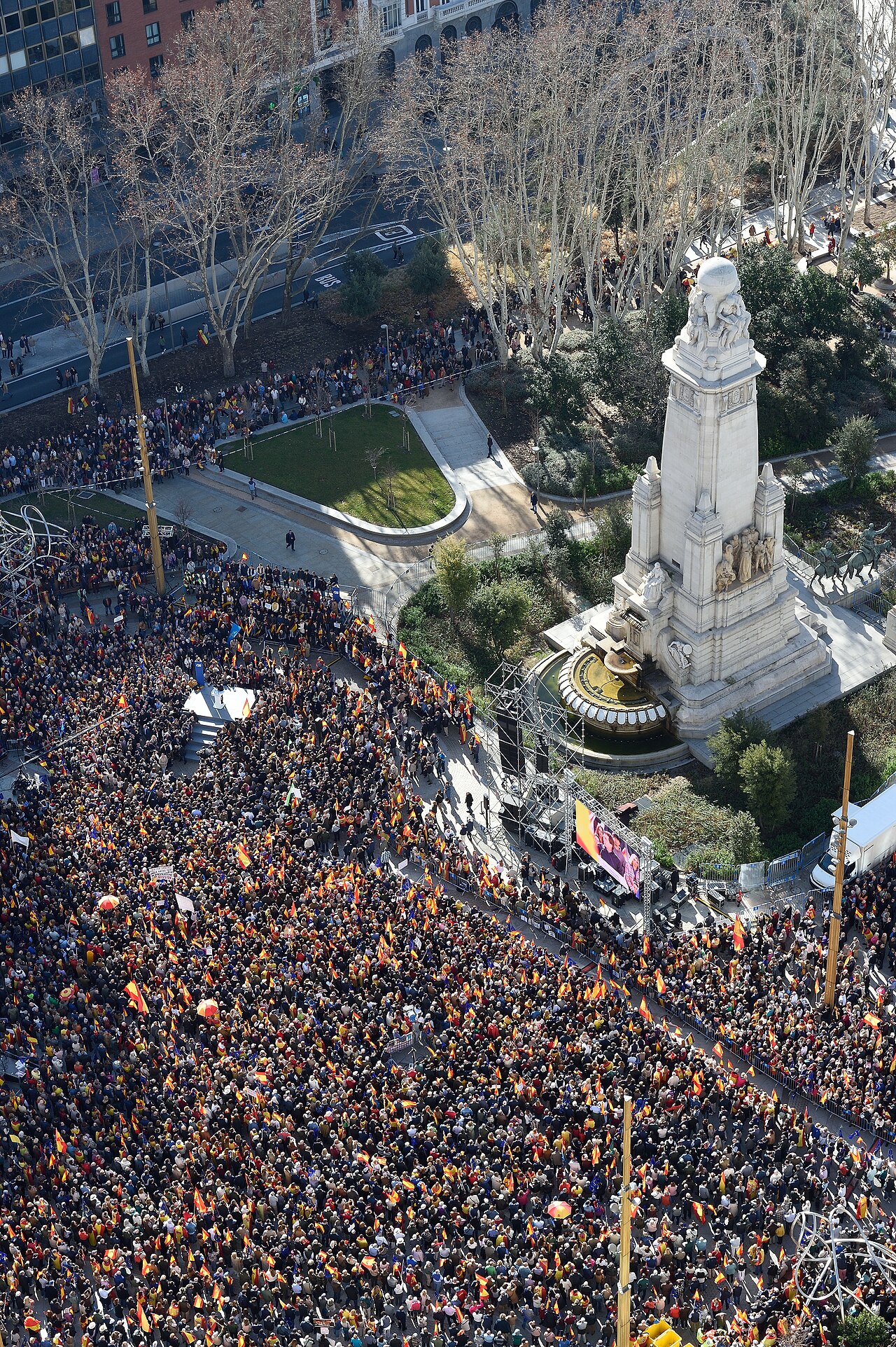 Ein Foto von Plaza de España
