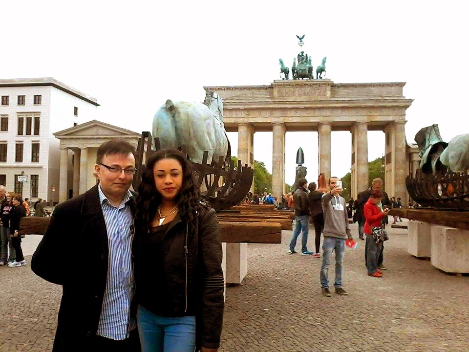 A photograph of Brandenburg Gate