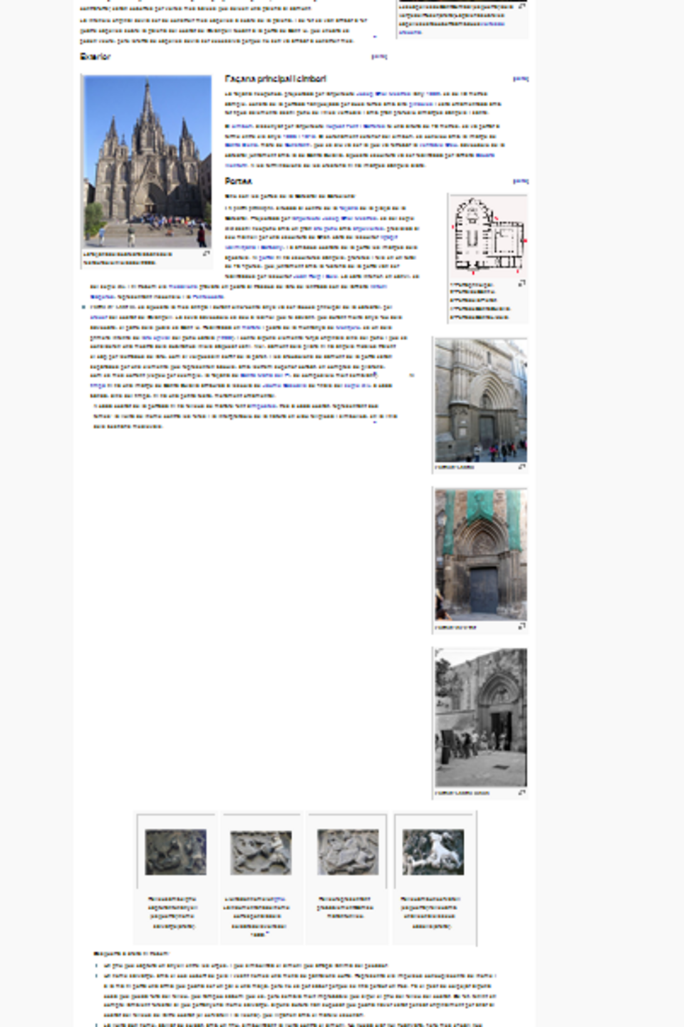 A photograph of Barcelona Cathedral