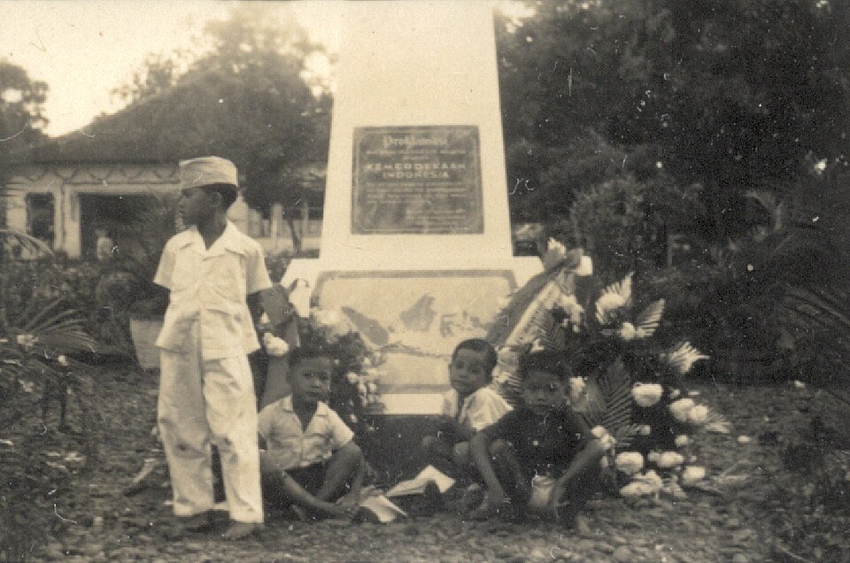 A photograph of Tugu Proklamasi