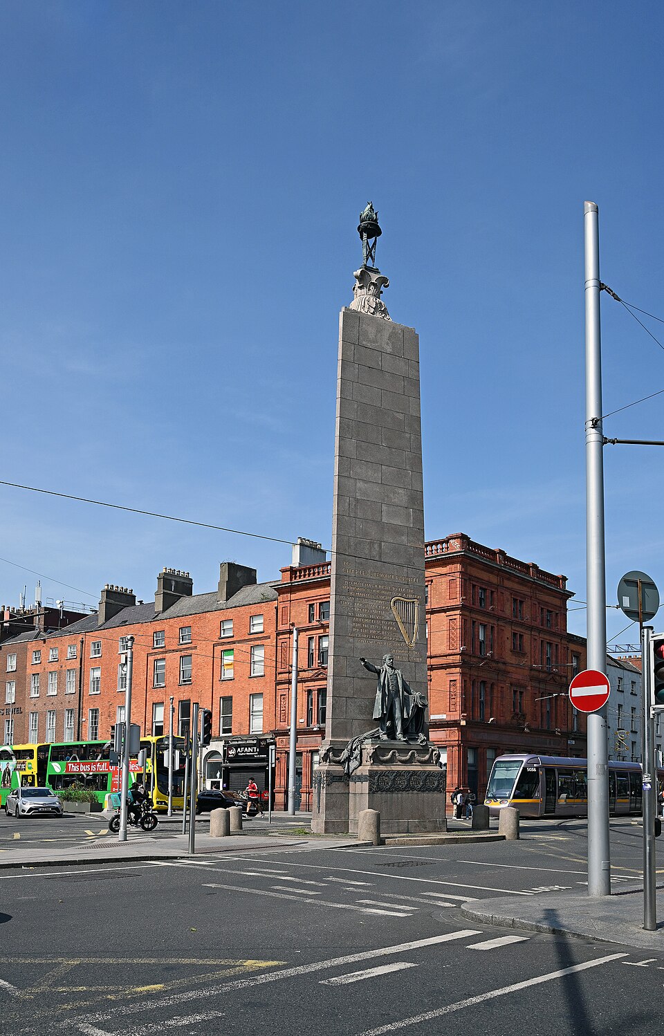 A photograph of Parnell Monument
