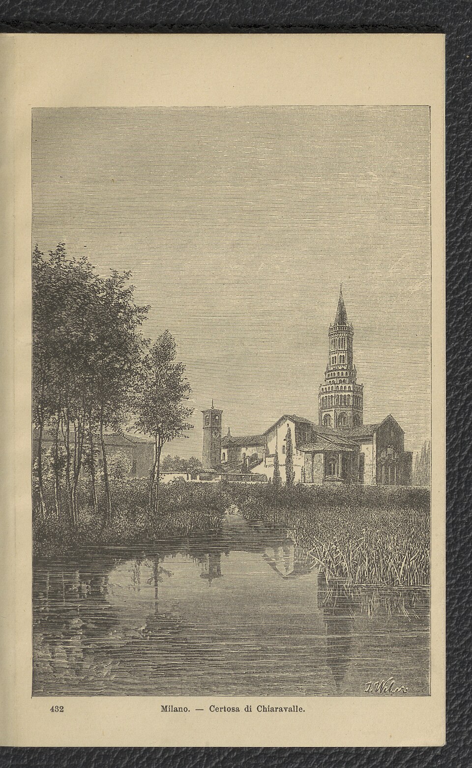 A photograph of Chiaravalle Abbey