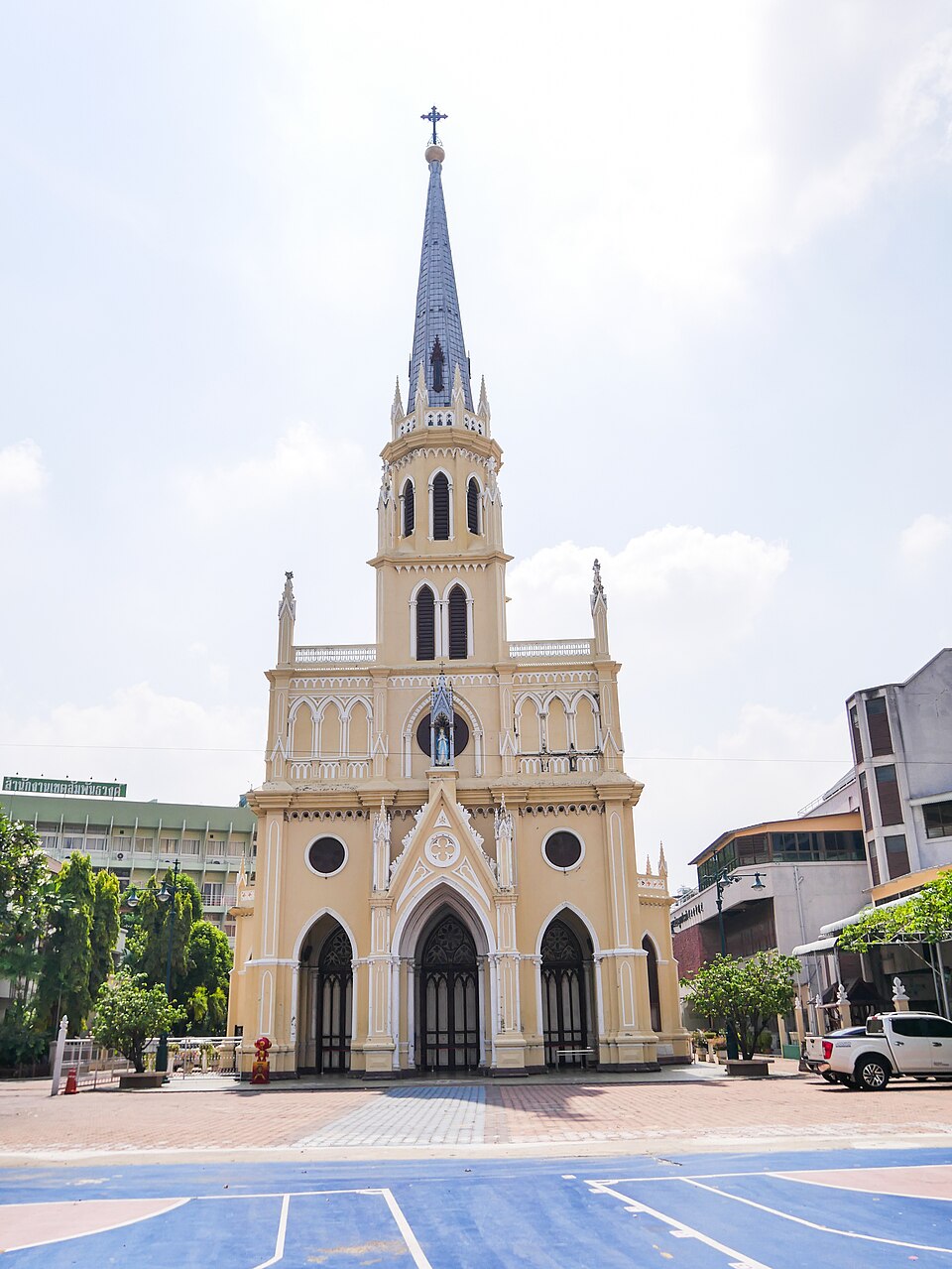 A photograph of Holy Rosary Church