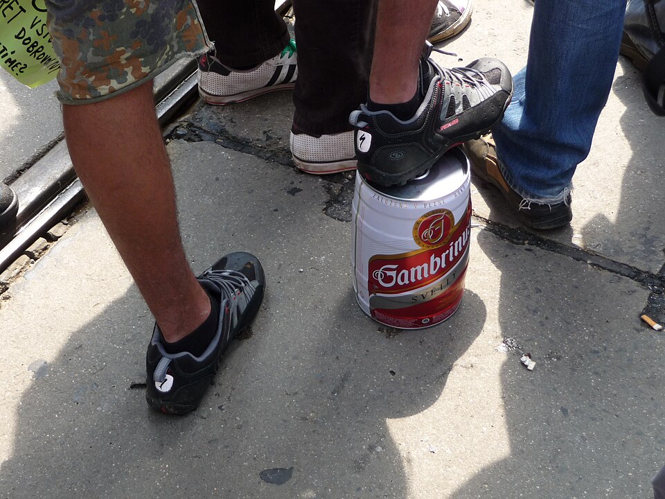 A photograph of Gambrinus