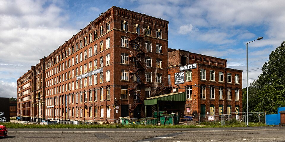 A photograph of Meadow Mill Including The Tall Wing To The South West