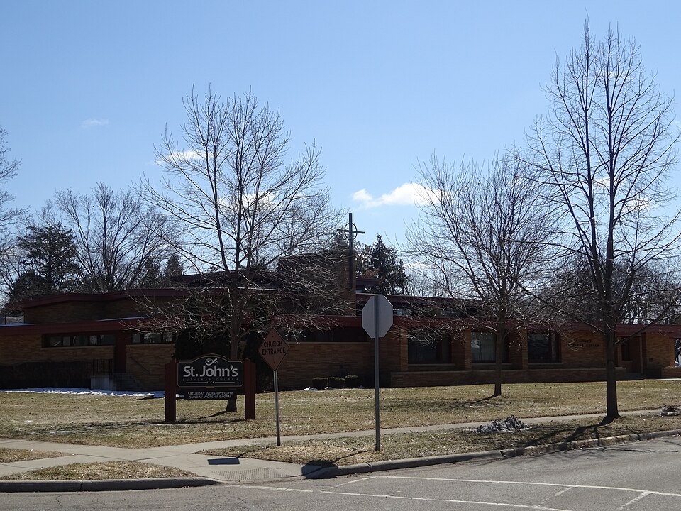 A photograph of Saint John's Lutheran School