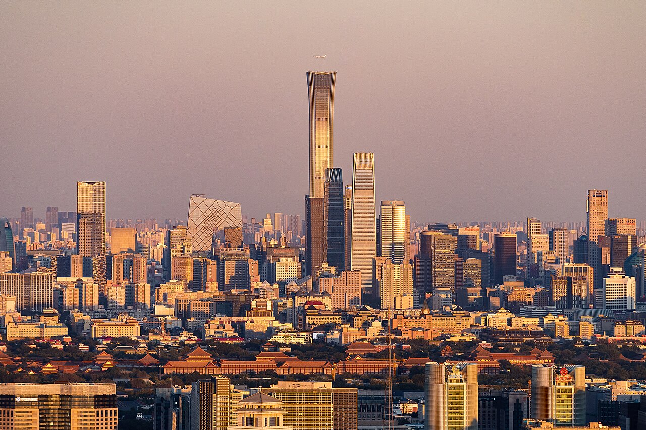 A photograph of Beijing