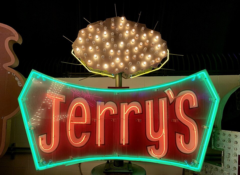 A photograph of Liberace Sign