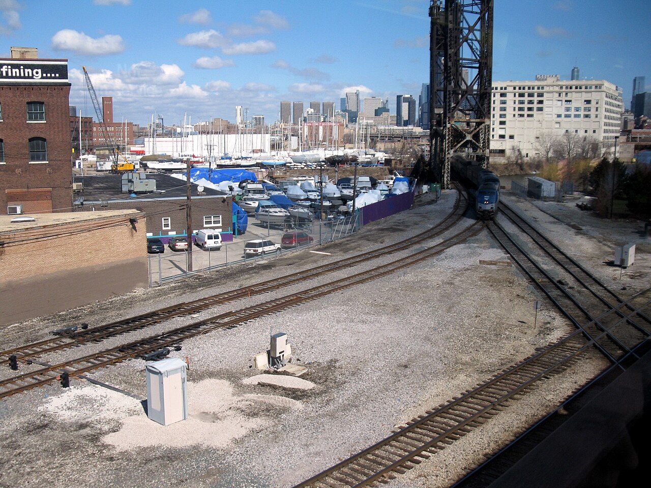 Canal Street railroad bridge의 사진
