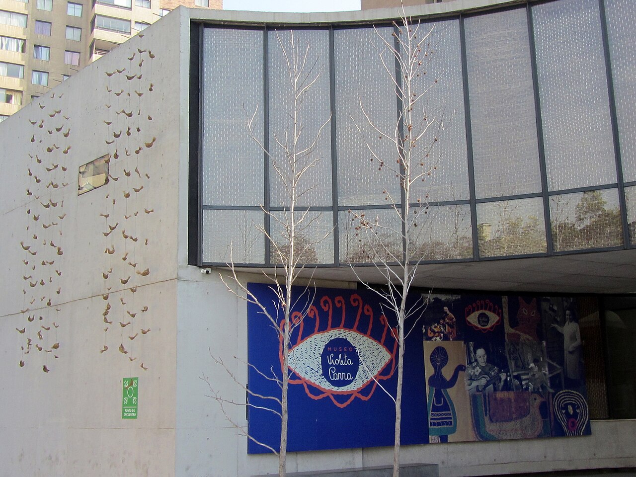 A photograph of Violeta Parra Museum