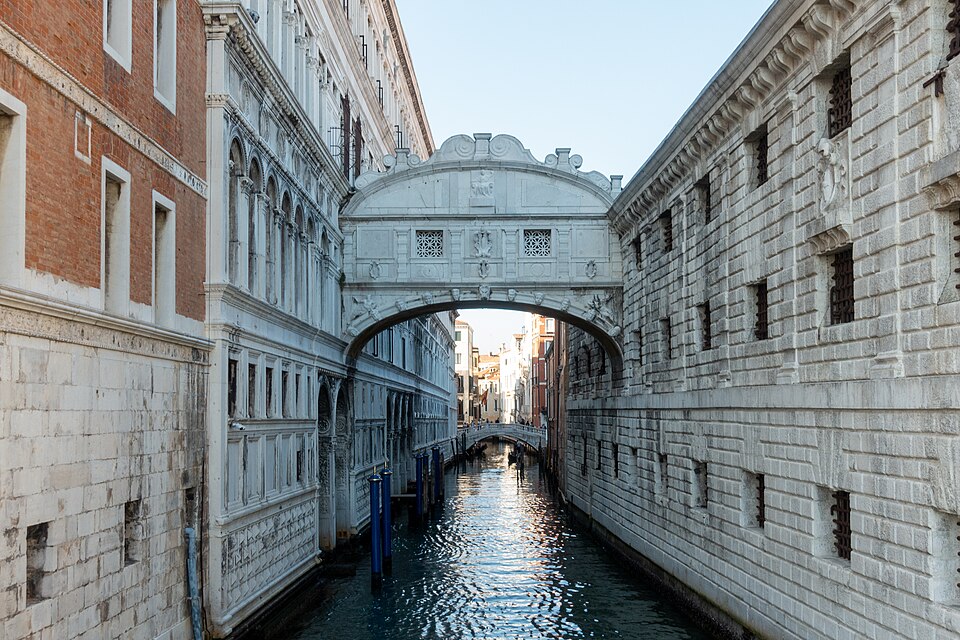 A photograph of Bridge of Sighs