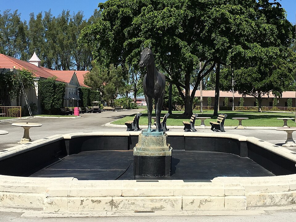 A photograph of Hialeah Park Race Track