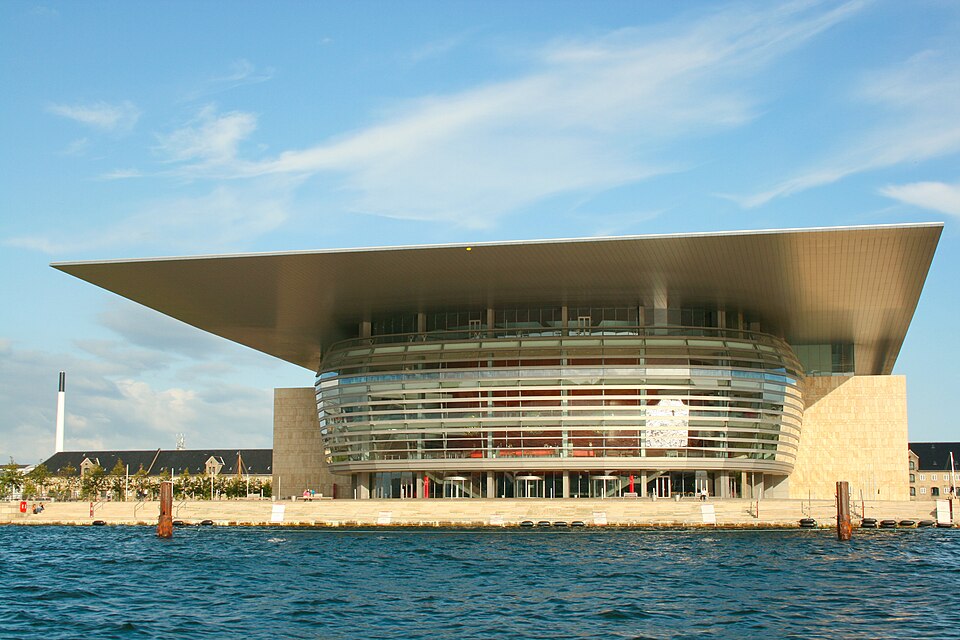 A photograph of Copenhagen Opera House