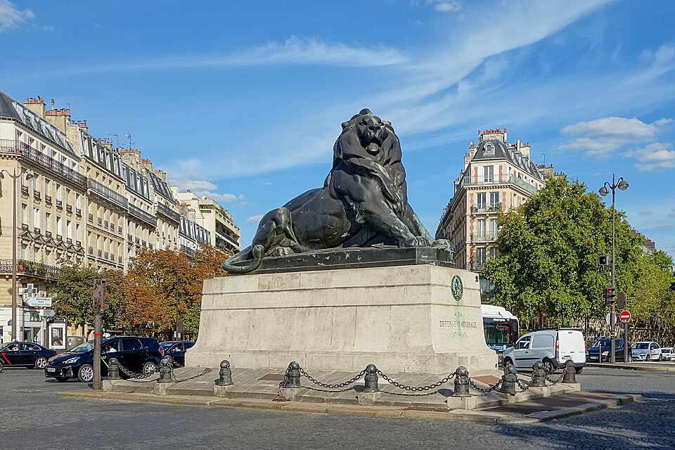 A photograph of Lion of Belfort