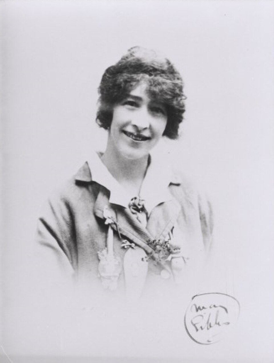 A photograph of May Gibbs