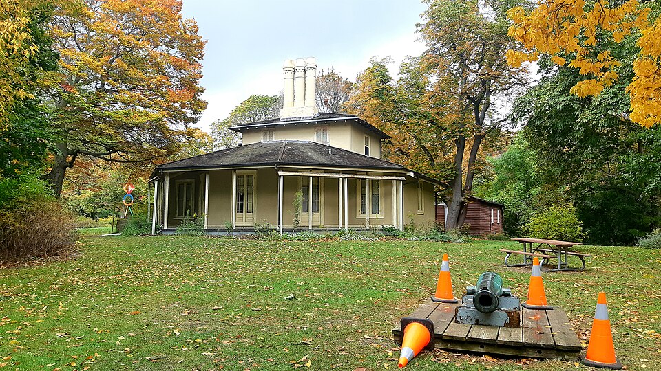 A photograph of Colborne Lodge