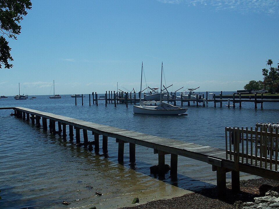 A photograph of The Barnacle Historic State Park