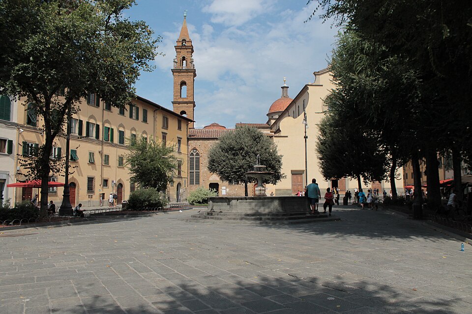 A photograph of Piazza Santo Spirito