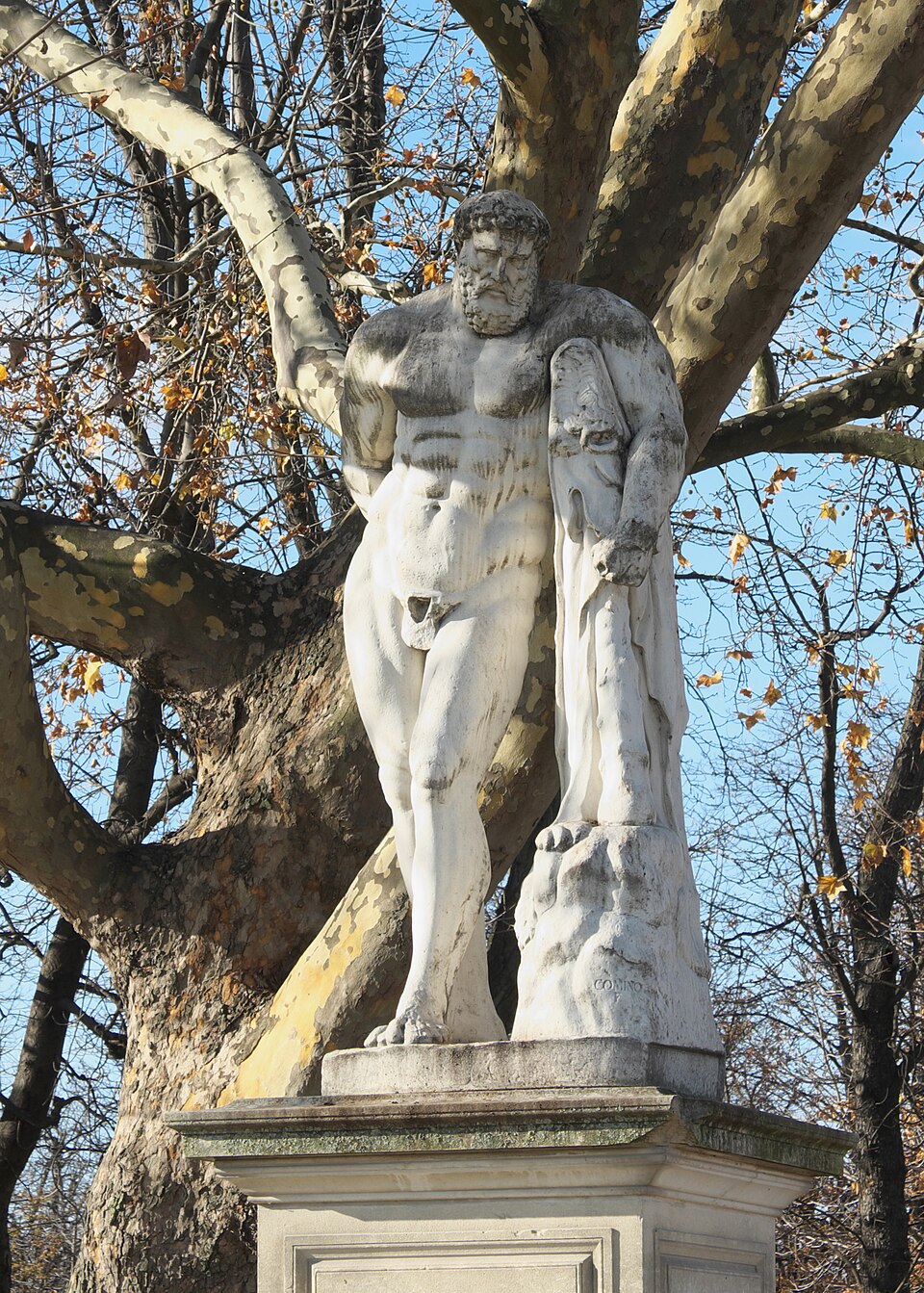 A photograph of Farnese Hercules