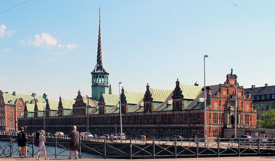 A photograph of Børsen