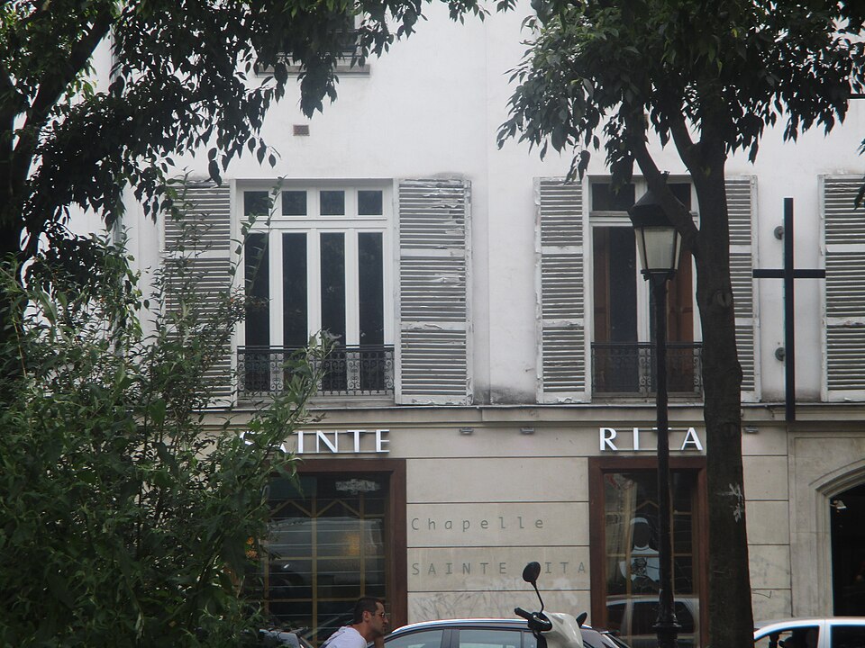 A photograph of Sainte-Rita Chapel