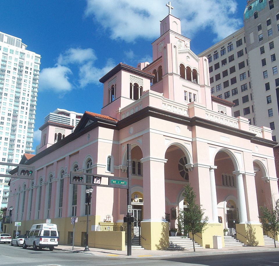 A photograph of Gesu Church