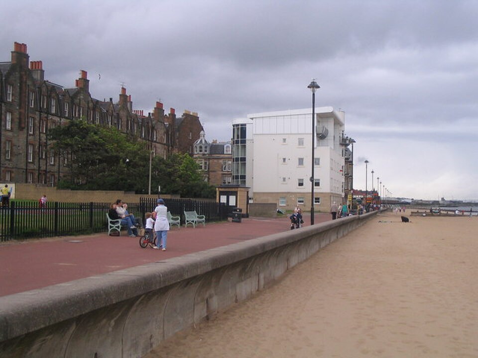 A photograph of Portobello Beach