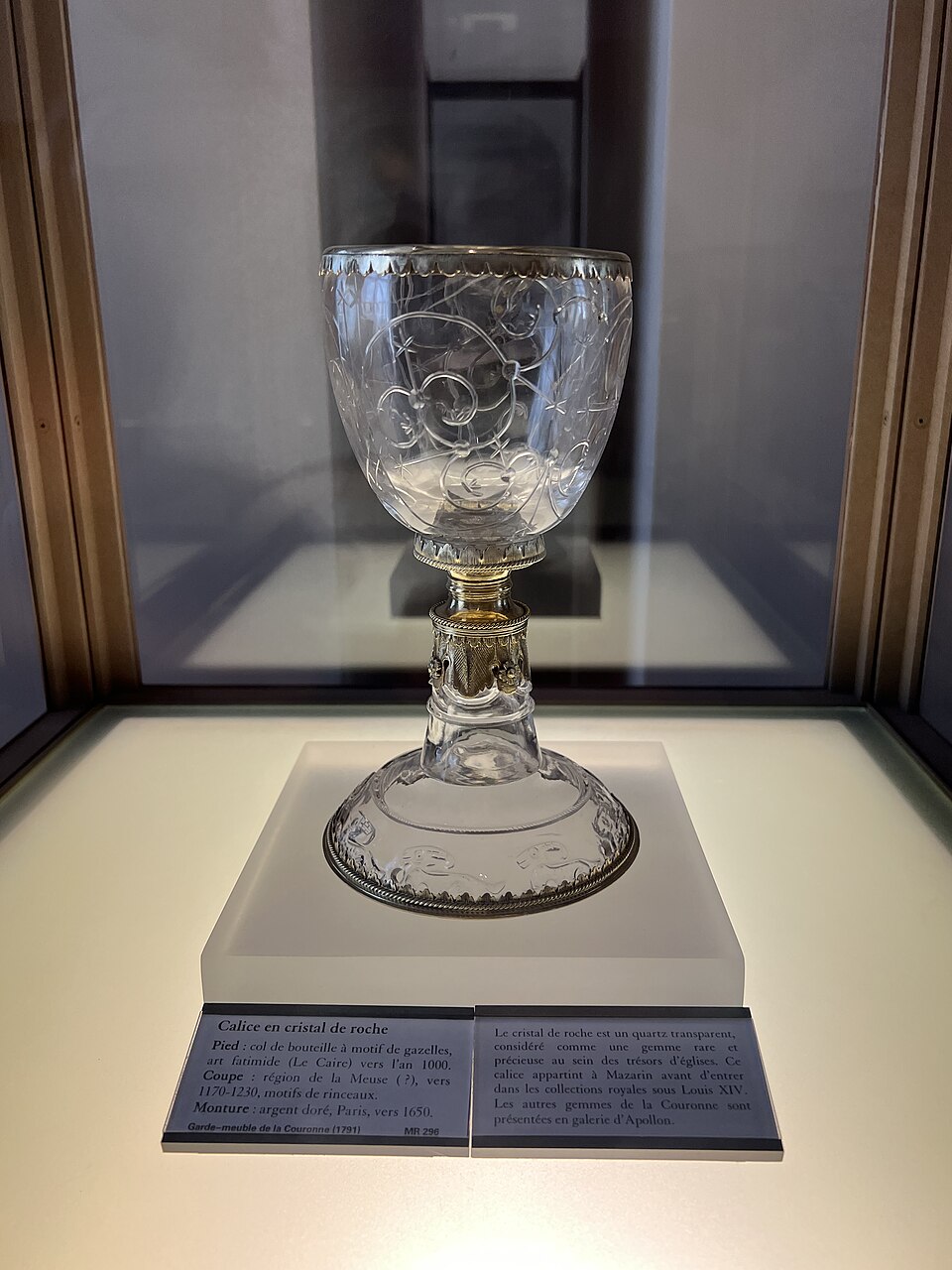 A photograph of Louvre Museum