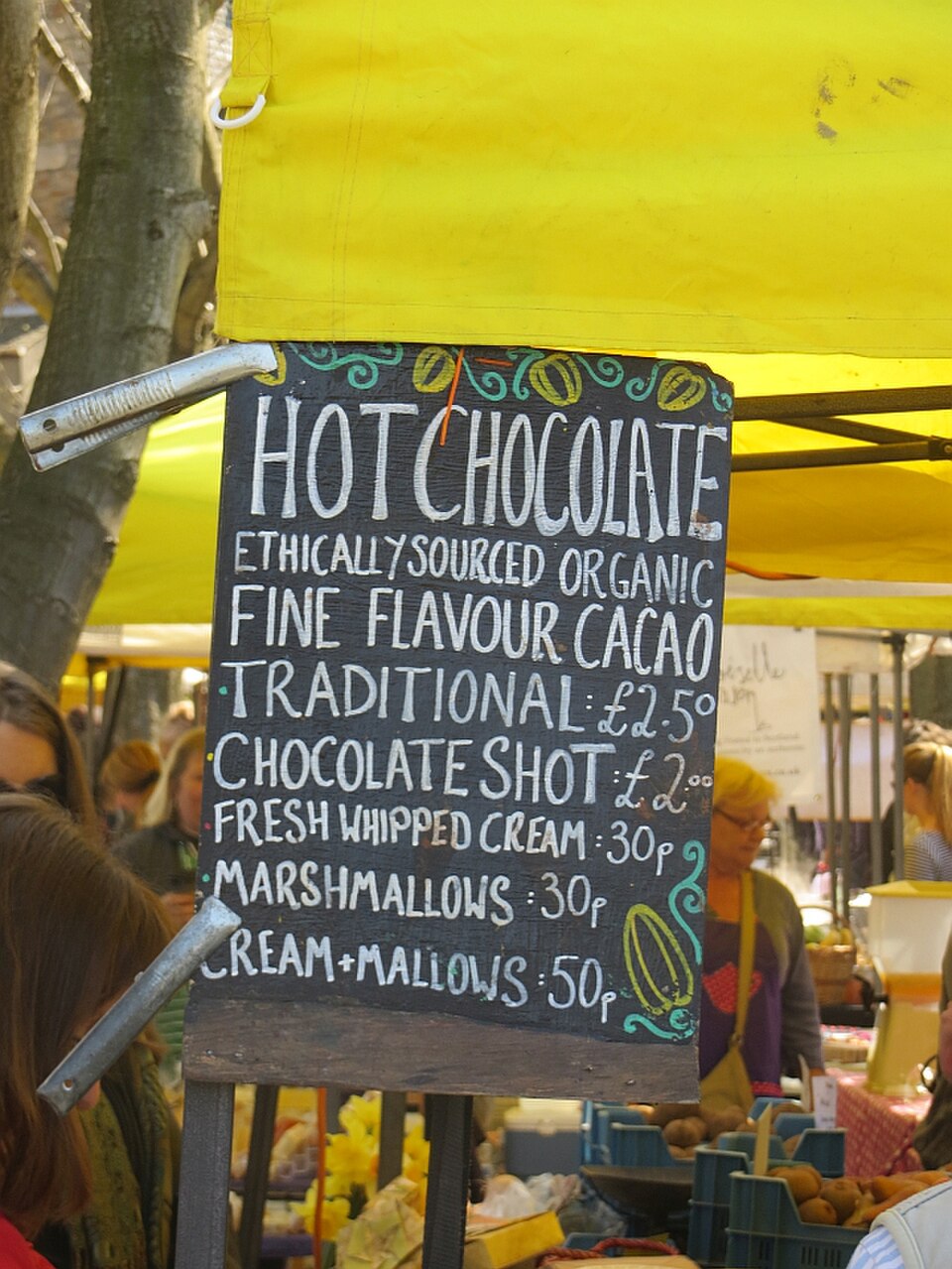 A photograph of Stockbridge Market