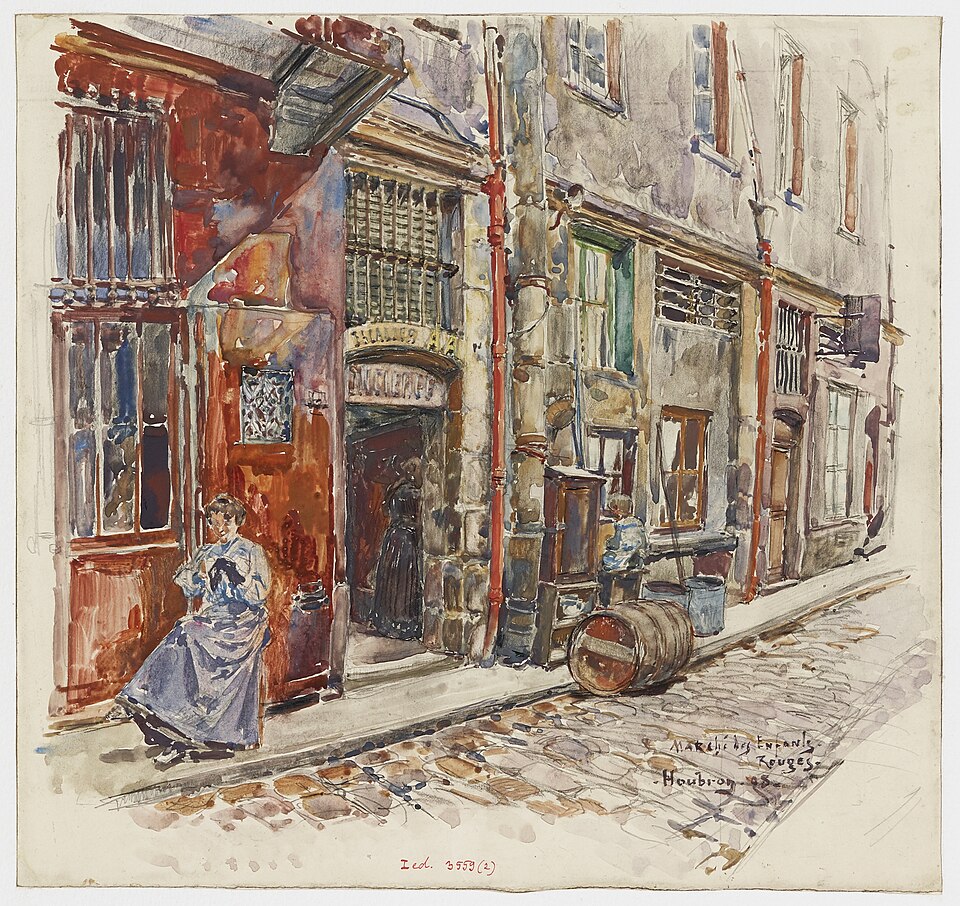 A photograph of Marché des Enfants Rouges