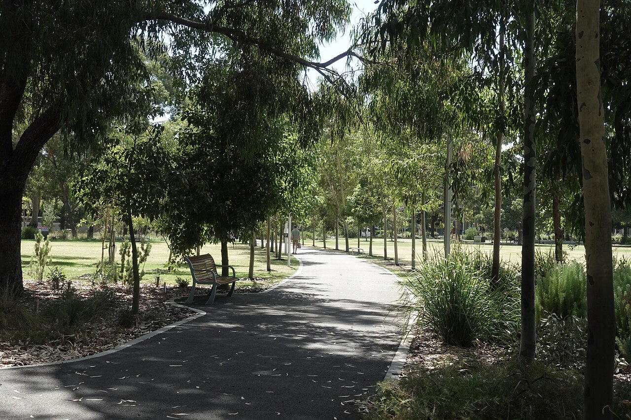 A photograph of Wellington Square