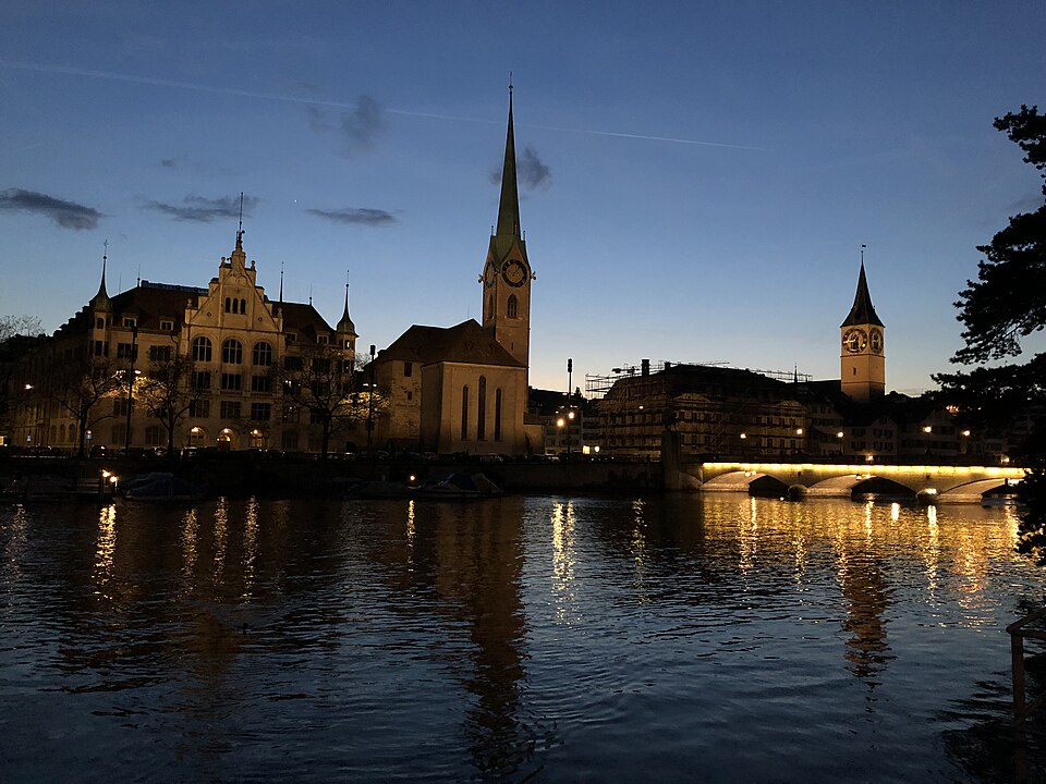 A photograph of Fraumünster