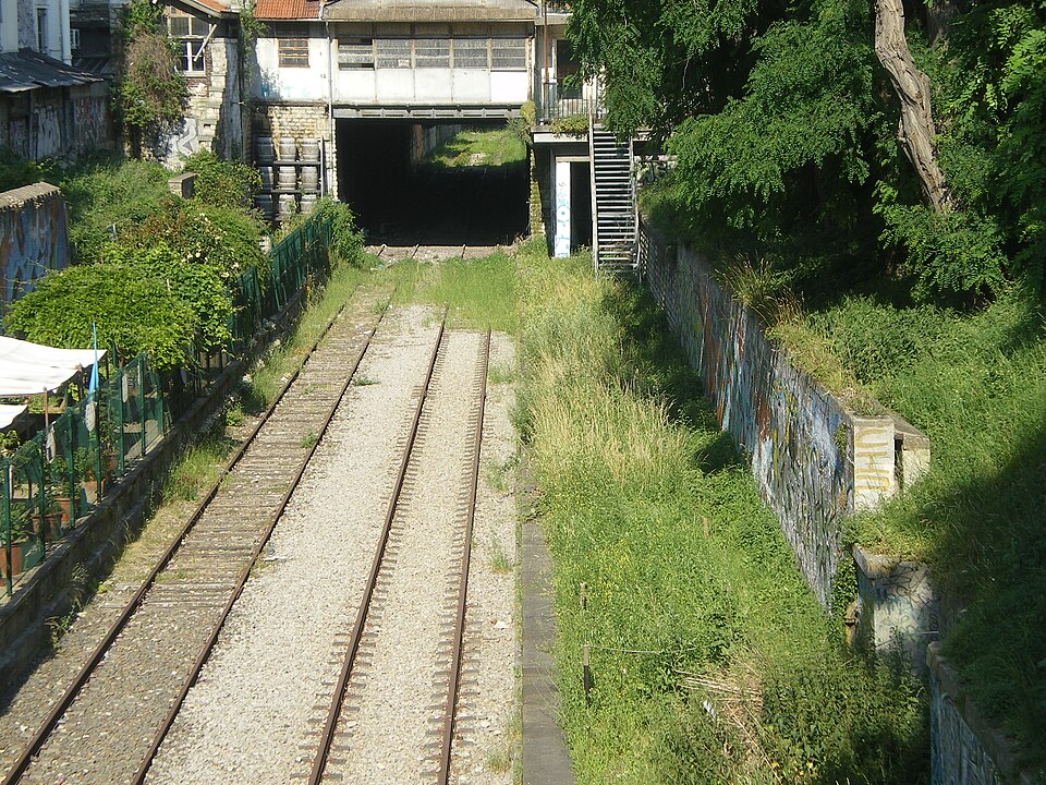 A photograph of Gare du boulevard Ornano