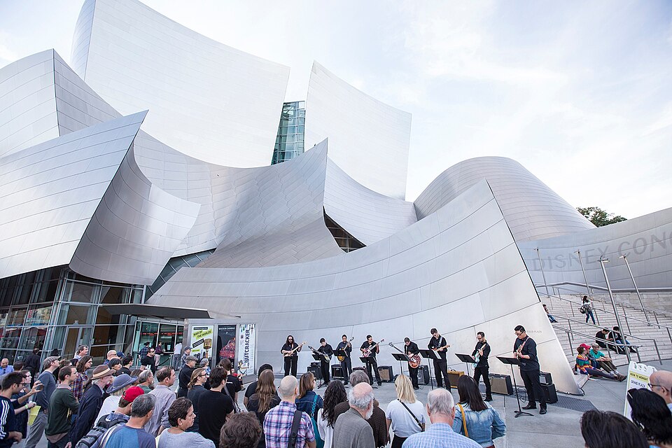 A photograph of Walt Disney Concert Hall