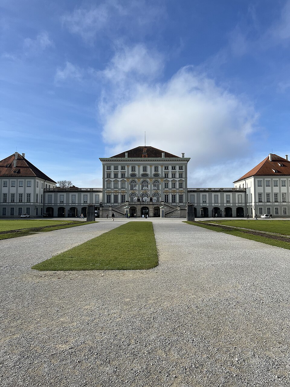 A photograph of Nymphenburg Palace