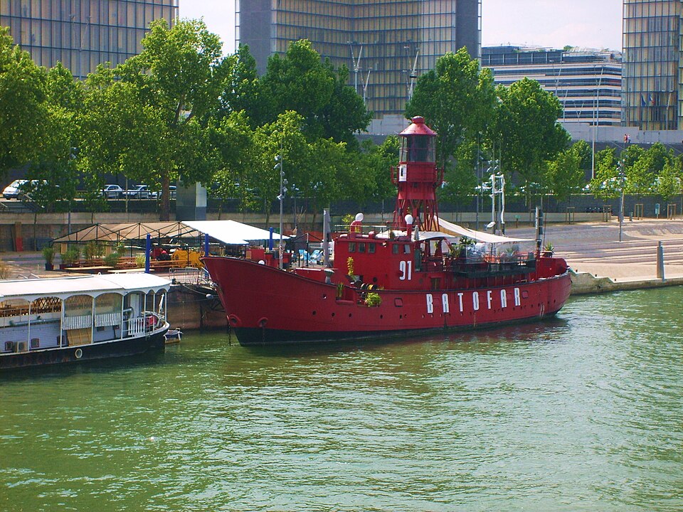 A photograph of Le Batofar