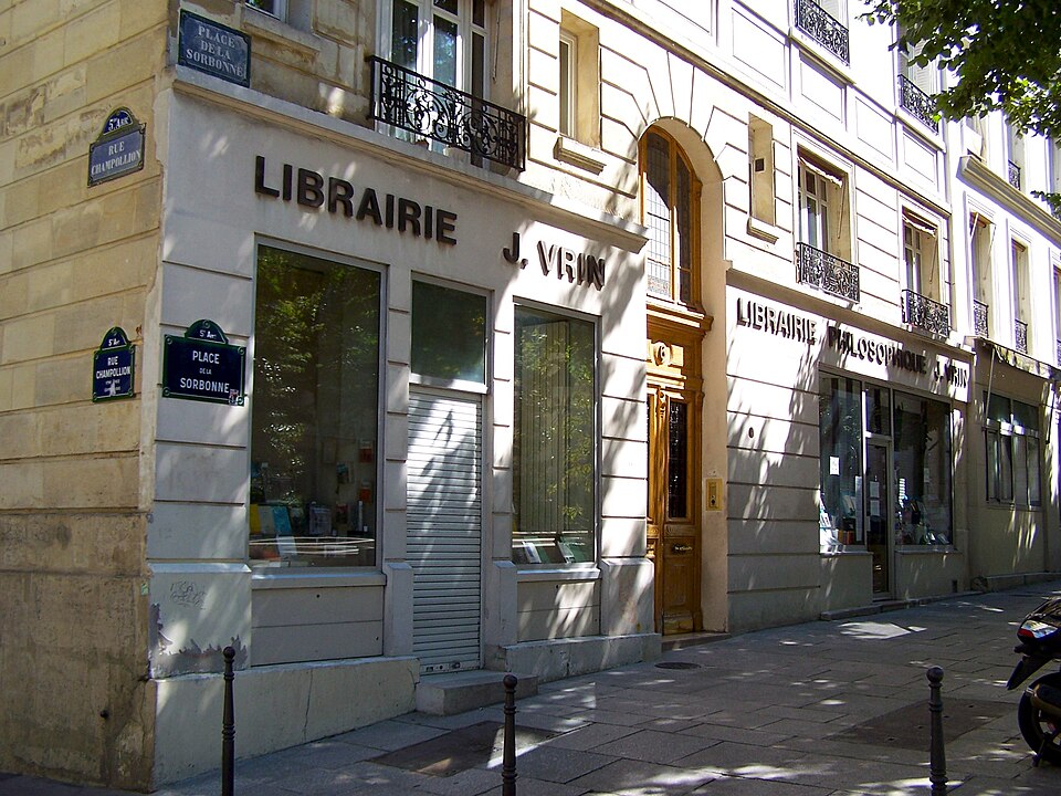 A photograph of Librairie philosophique J. Vrin