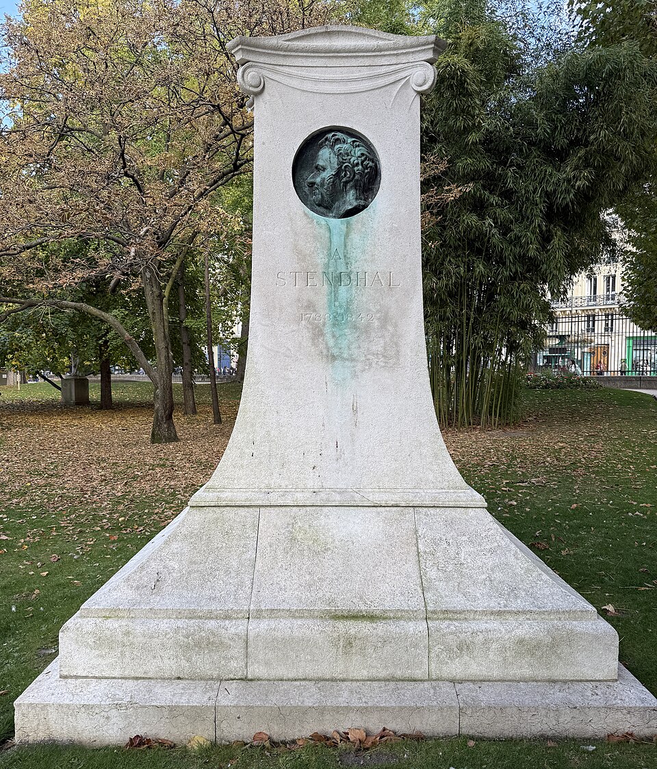 A photograph of Stendhal