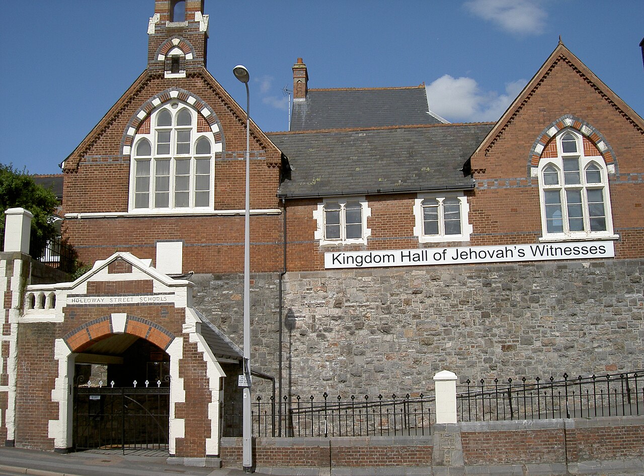 A photograph of Kingdom Hall of Jehovah's Witnesses