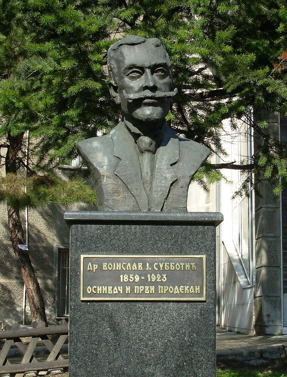 A photograph of Bista dr Vojislava J. Subotića