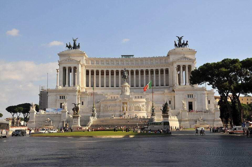 A photograph of Altare della Patria