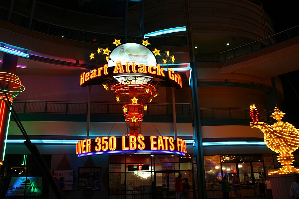 A photograph of Heart Attack Grill