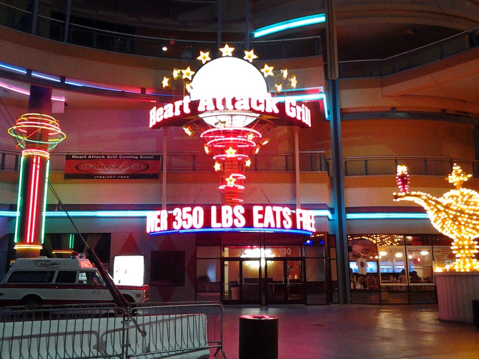A photograph of Heart Attack Grill